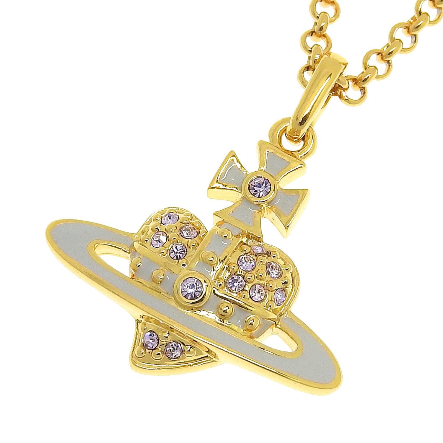 

Vivienne Westwood Gold Reverse Heart Necklace Outlet Women s (6302039O02R880) -