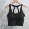 Women's Yoga Set: Cross-Back Tank & High-Waist Tummy Control Pants