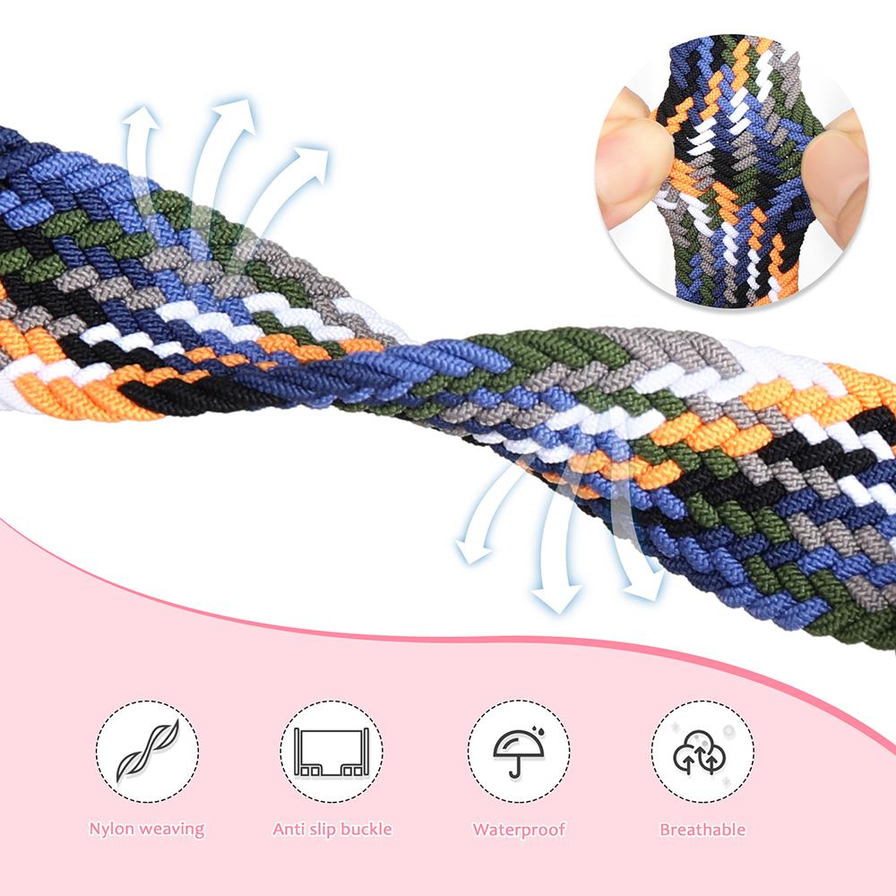 For Xiaomi Smart Band 9 Pro/Band 8 Pro/Redmi Watch 4 Nylon Braided Band Magnetic Buckle Watch Strap