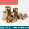 Knurled Flat Head Rivet Nut Cap