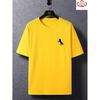T-shirt Top Short Sleeved 100% Cotton "horse" Print, Summer All Season Men's Comfortable High-quality Casual Sports Luxury