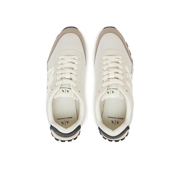 Мужские кроссовки Armani Exchange Xux263 xv942 u660 бежевые