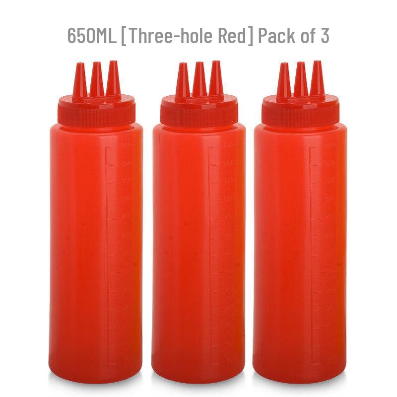 ZISIZ Three-Hole Sauce Squeeze Bottle