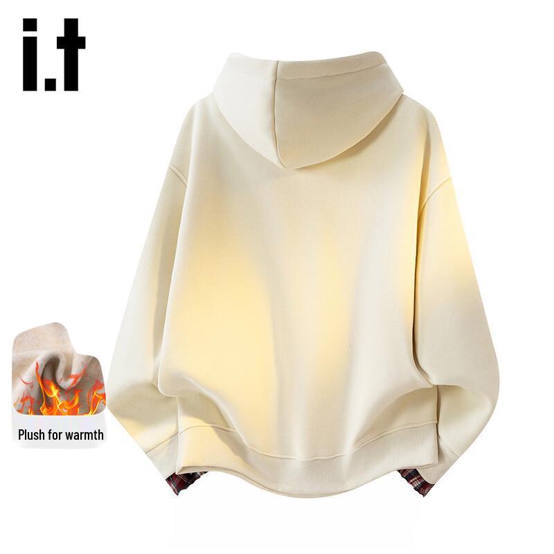 izzue it Women's Plush-Lined Bear Hoodie