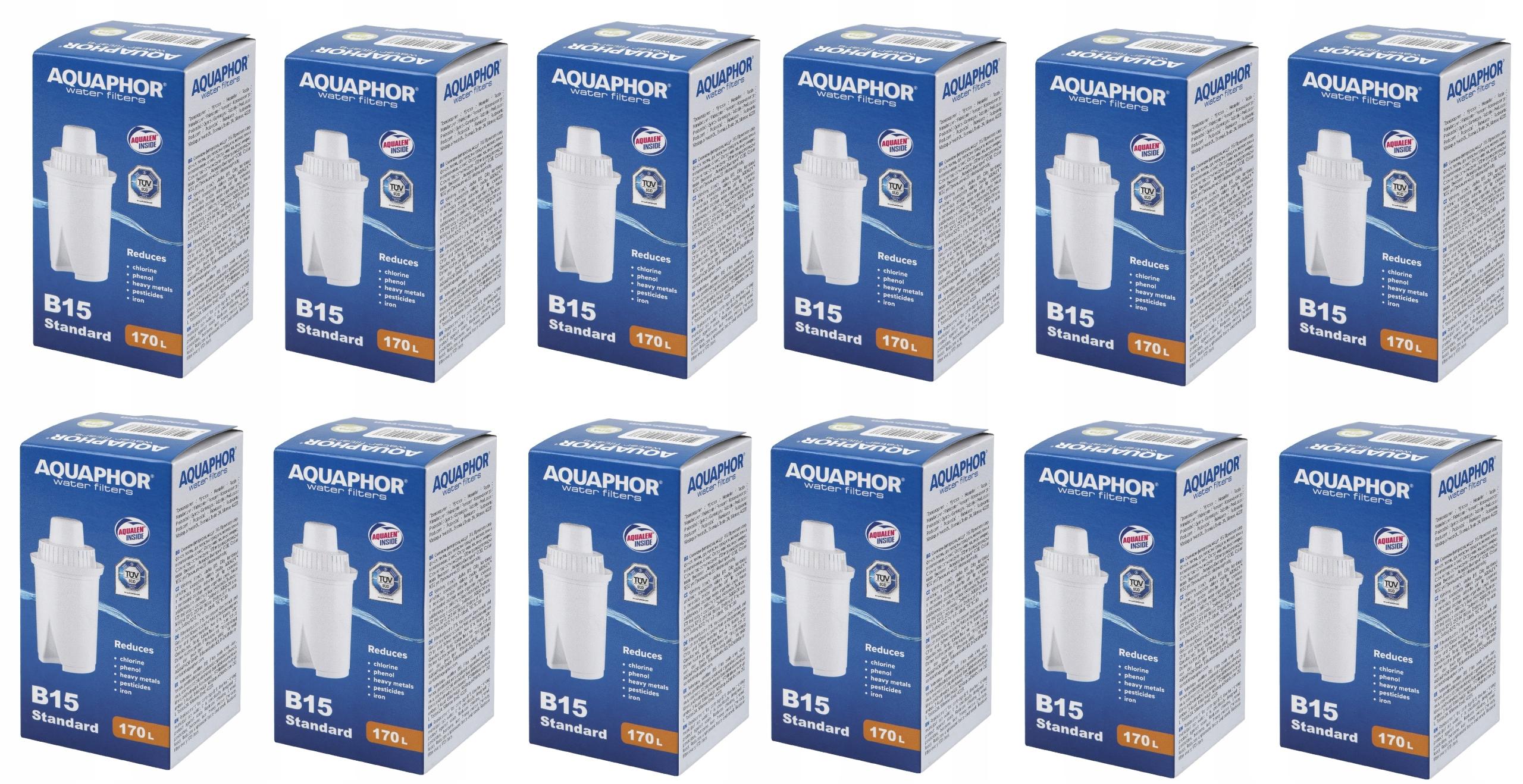 Cartuș de filtru standard Aquaphor B15 12 buc
