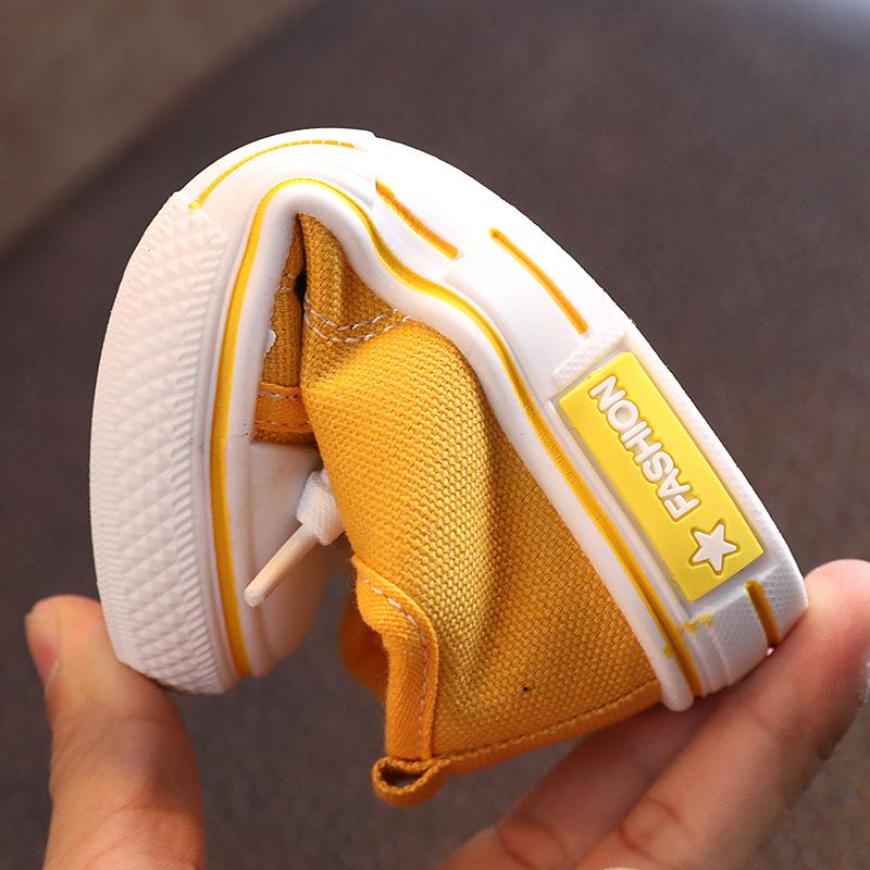 Kinder Canvas Schuhe Frühling Herbst Sneakers Jungen Casual Sport Laufschuh Mädchen Atmungsaktive Soft-Sohlen Kleinkind Flache Sneakers