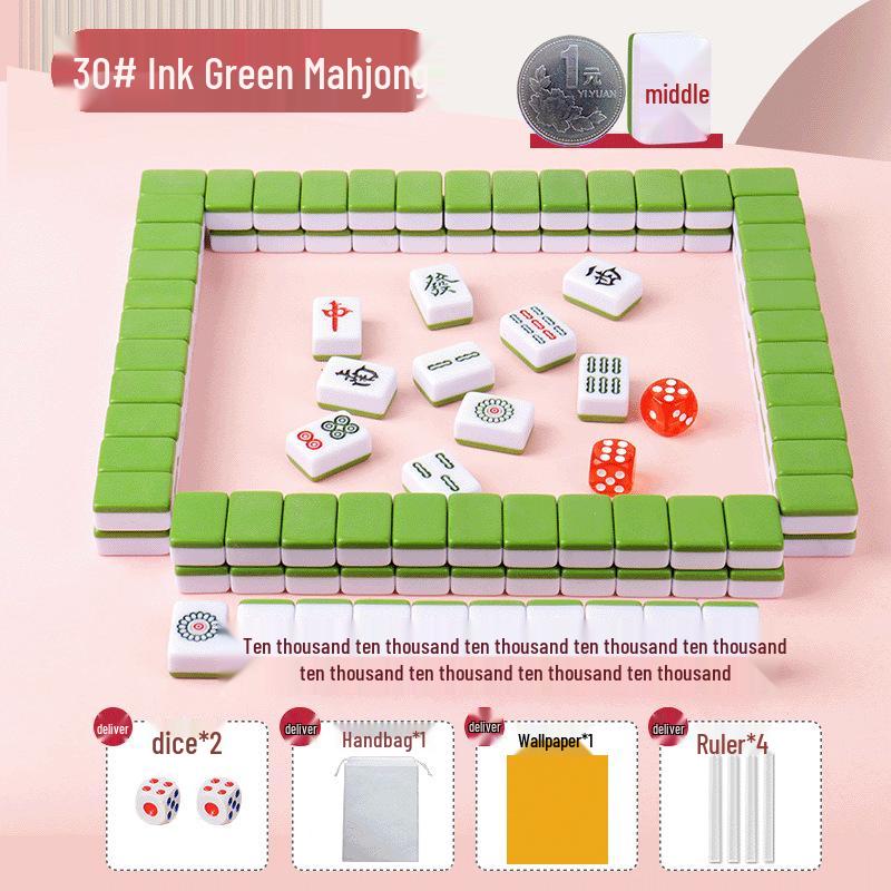 Tragbare Mini-Mahjong-Steine - Kompakt, Niedlich und Ideal für Camping, Wohnheime oder Reisen