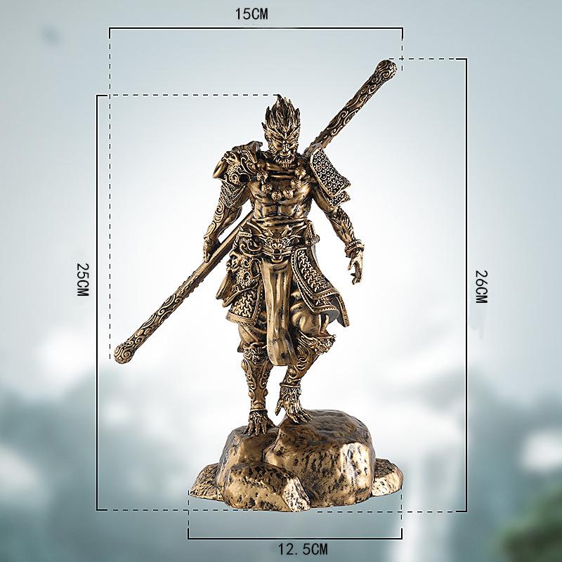 Zwarte Mythologie Sun Wukong Ornament Qi Tian Da Sheng Omringend Spel Model Ornament Woonkamer En Studiekamer Decoraties