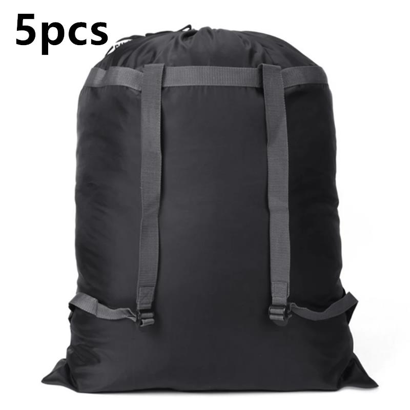 Hot Sale Large Laundry Bag Heavy Duty Polyester Washing Backpack with 2 Adjustable Shoulder Straps for School Camping