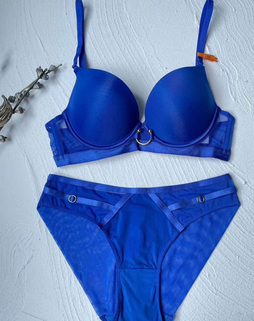 Sexy nahtlose Unterwäsche, glatter Rücken, kleine Brüste, stark formender BH, geschlossene Brüste, verstellbarer Oberbrust-Stütz-BH