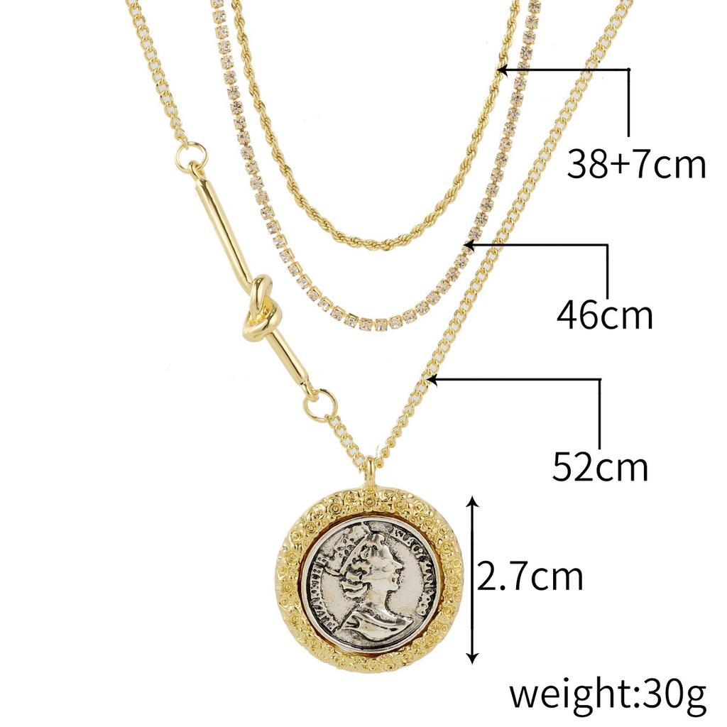 Necklace for Women Necklaces Ins Wind Multilayer Double Layer Necklace Collarbone Chain Love Heart Necklace Female Niche Design Sense Elegant Necklace