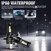 2Pcs Canbus H4 LED Headlight Bulbs High Low Beam 30000LM Car Motorcycle Lights 32Core CSP Led Lamps Auto Moto Headlamp Plug&Play 12V 6500K White