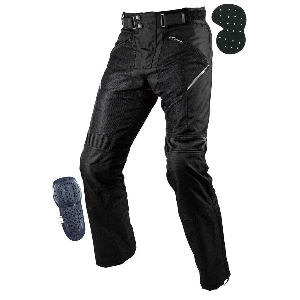 KOMINE Black M Protective Riding Mesh Pants for Size and Mesh Material with CE Stretch Fabric 07-743 Motorcycles, 1222, Spring, Summer, Autumn,