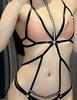 Sex underwear sexy perspective royal sister tulle crotch rivet bondage SM suit passion temptation