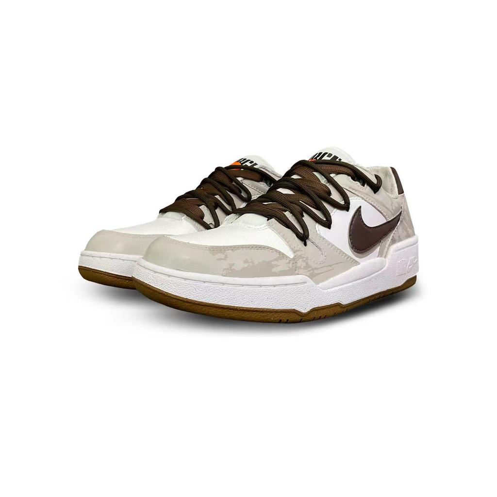 Nike Full Force Tower Rabbit Coexistence Low top Skateboard Shoes Men's Gray Brown HJ3485-121(Team880-)