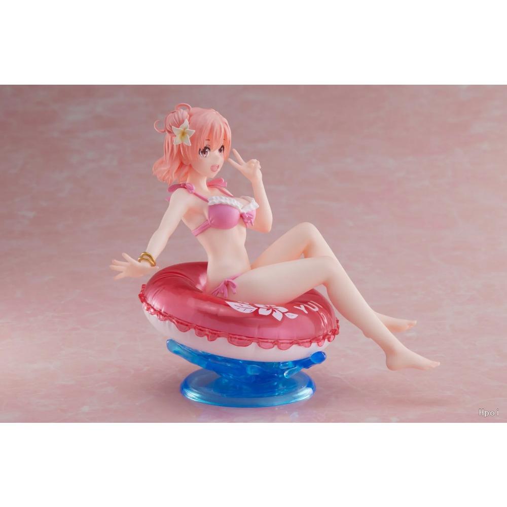 10CM Yuigahama Yui Figure Yahari Ore No Seishun Love Comedy Wa Machigatteiru. Kan Anime Swimsuit Model Toys Gifts Collection