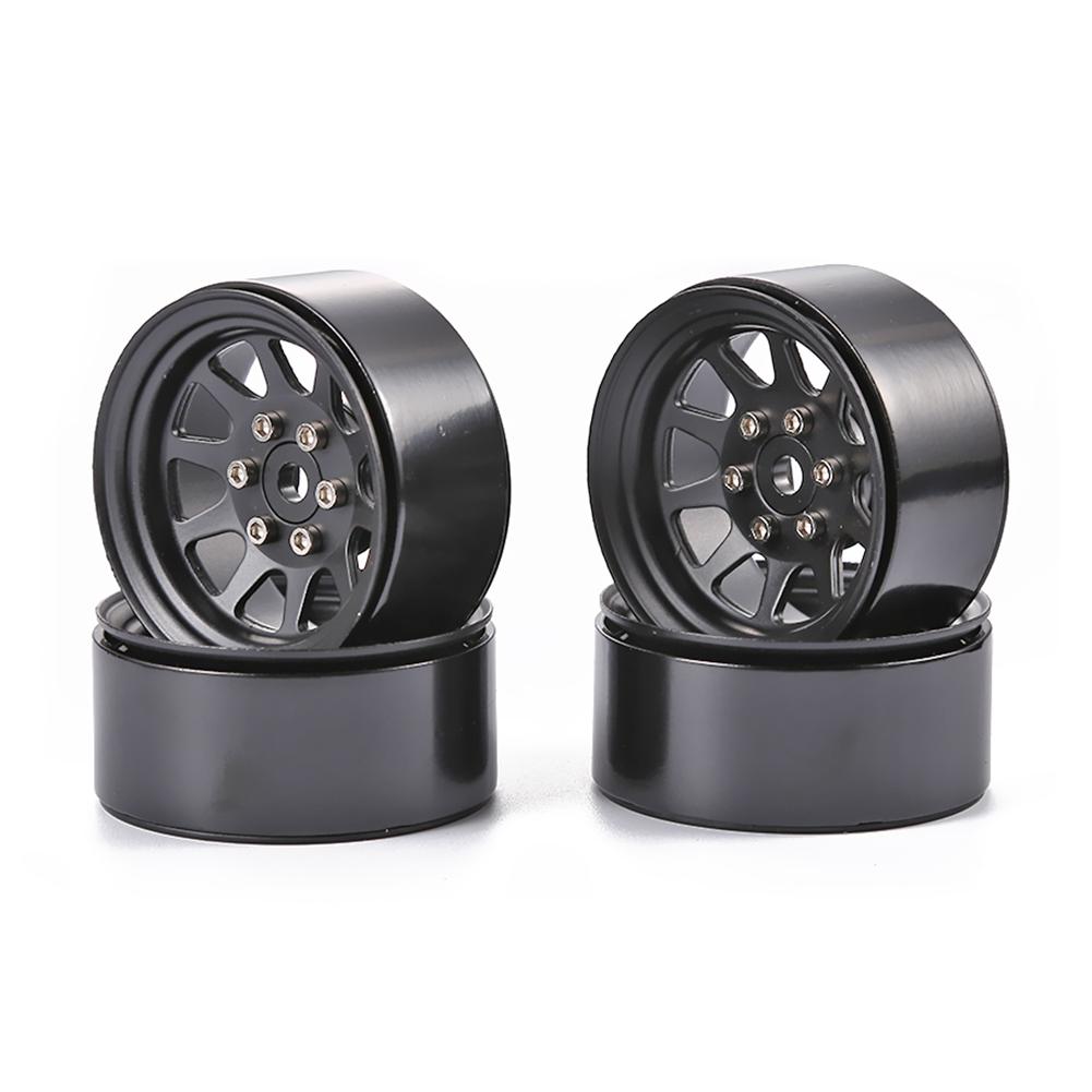 

Simulation Wheel Hub Kit Gifts Educational Learning Study Toy for Retro RC Climbing Car Beadlock Wheel Rims чорний