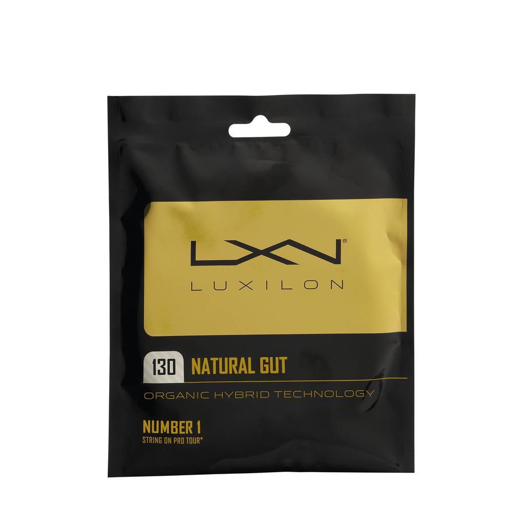 LUXILON Tennis String NATURAL GUT 130 Gut Natural WRZ949130 (Natural 130)
