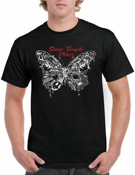 

New STP Webbed Butterfly LICENSED CONCERT BAND T Shirt M