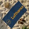 L-L-LufthansaS-ES Towel Beach Bath Quick-Drying Lightweight Portable Sauna Luxury Camping Swim Pool German Travel