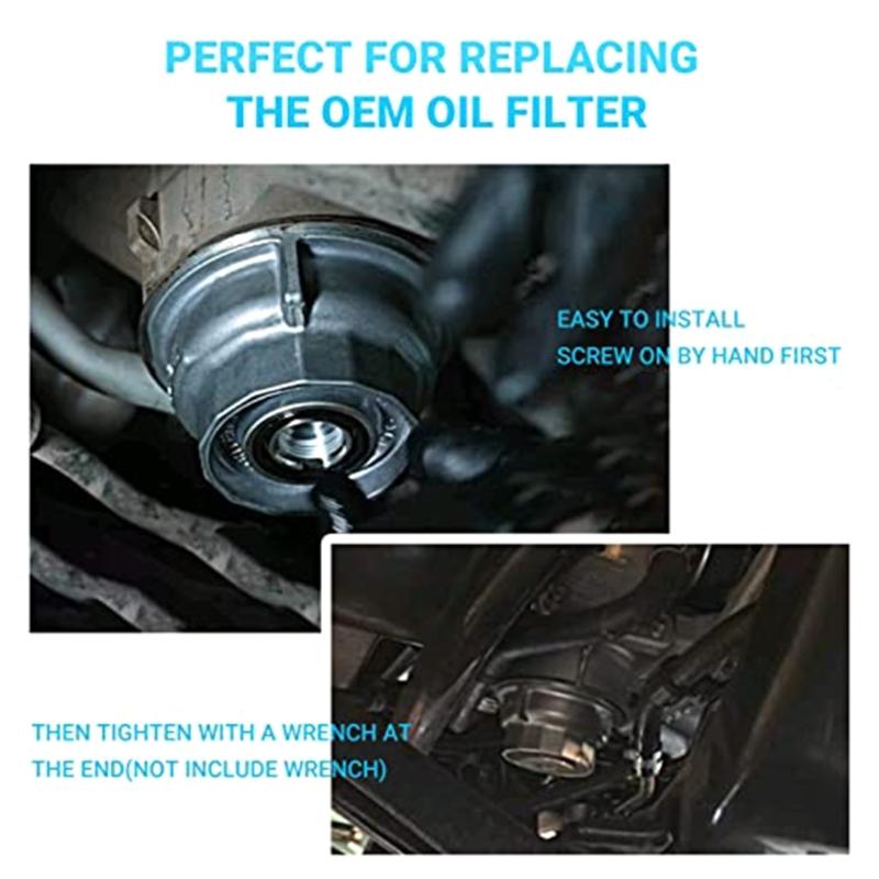 Upgraded Oil Filter Housing  Assembly 15620-31060 Compact Oil Filter Housing  Easy Installs for 2014-2019 -