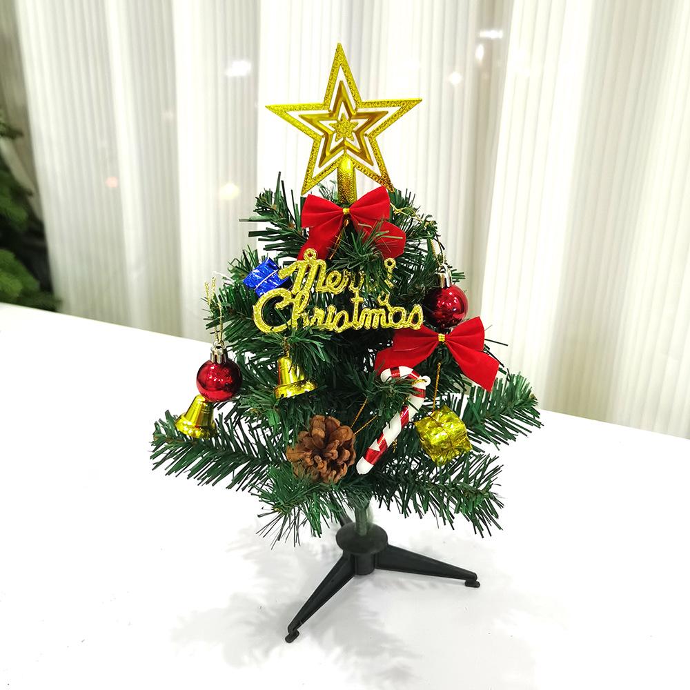 Deluxe 30cm Christmas Tree with Ornaments - Ideal Holiday Decoration Gift