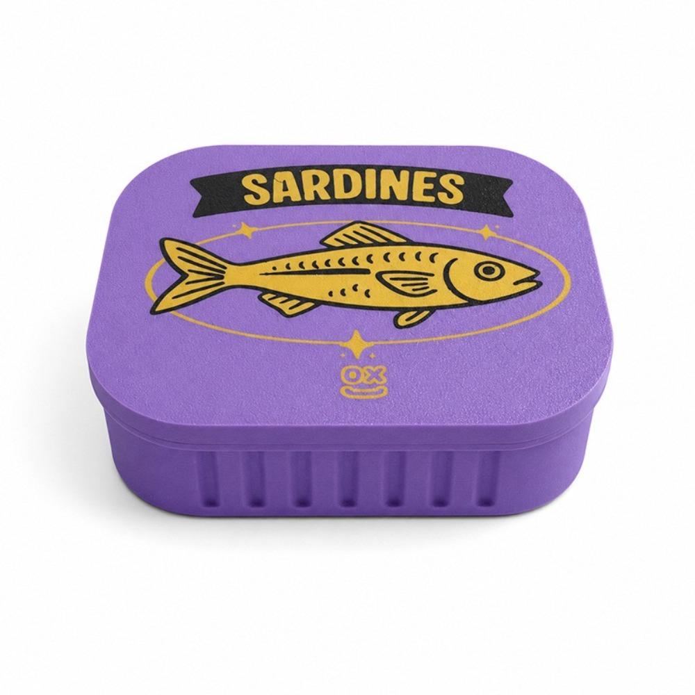 Click Sound Sardine Can Clicker Toy 3D Printed Simulation Sardine Figurine Office Use