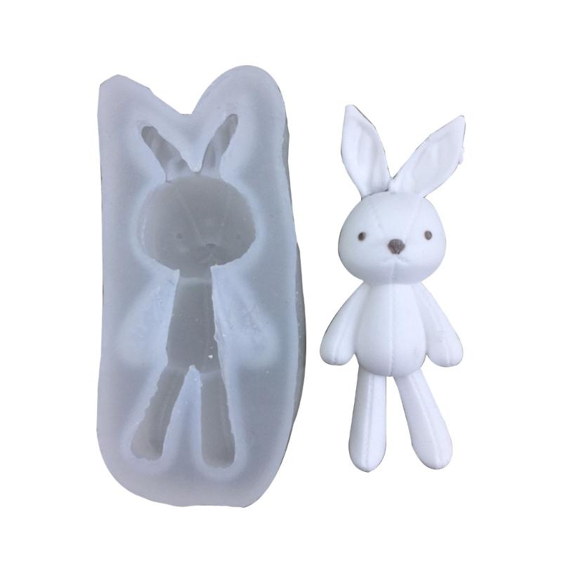 

3-dimensional Mold Bear Rabbit Cats Shaped Craft Art Silicone Mold for Making Handmade Tabletop Ornaments
