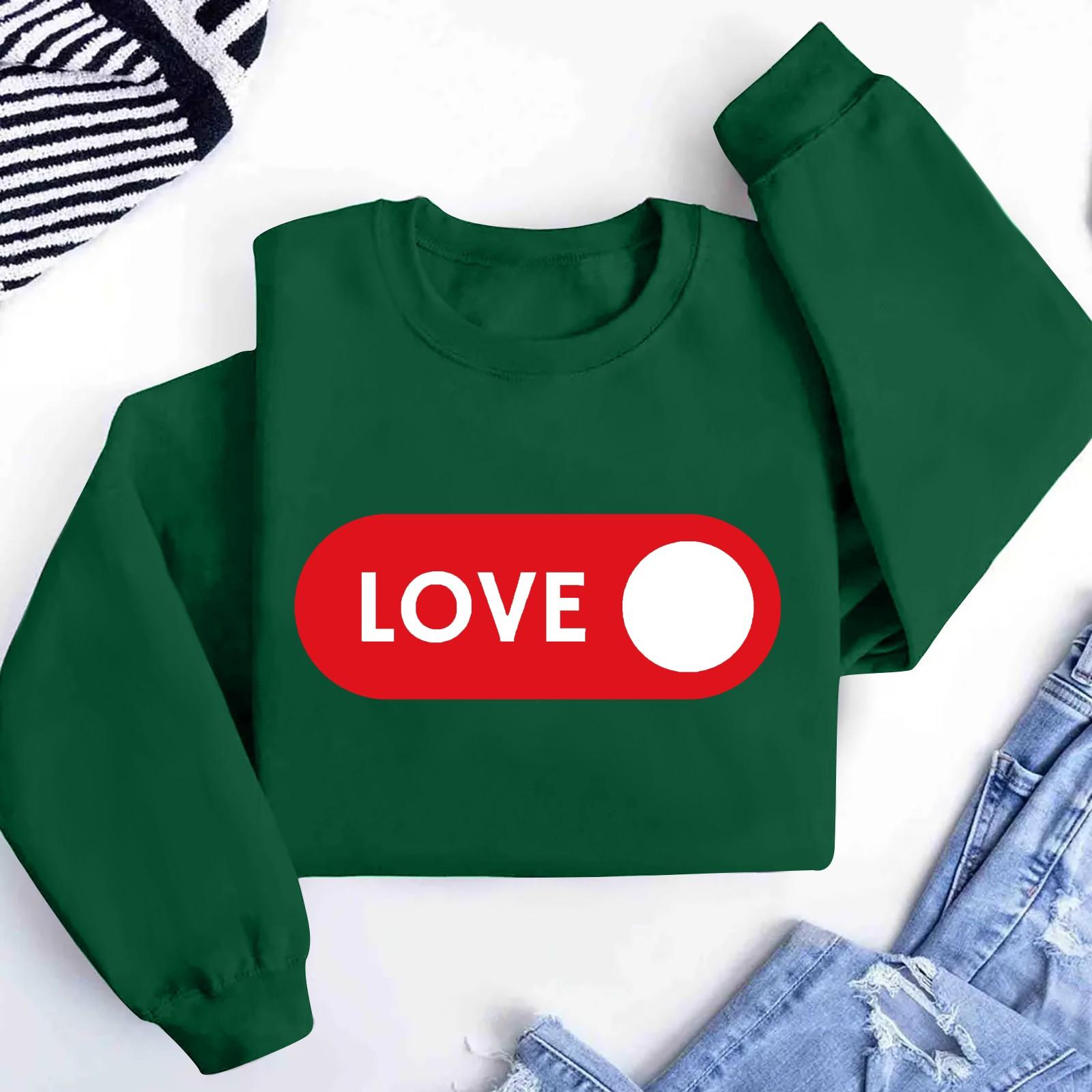 

Женская повседневная модная блузка с длинным рукавом и круглым вырезом с принтом Хэллоуина L армия зеленый