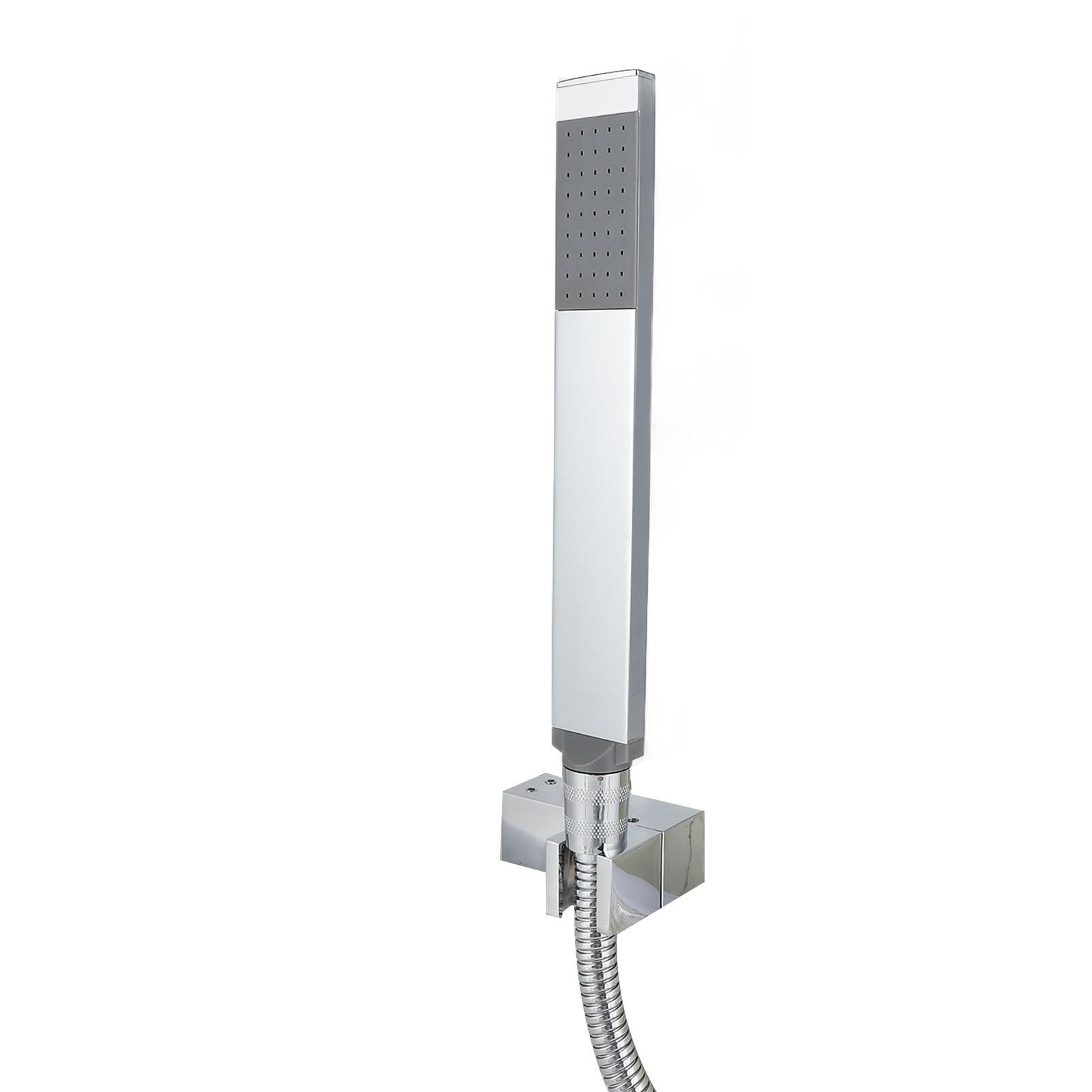

G1Celsius2 Hot Cold Bathtub Faucet Set with Hand Shower Wall Mounted Waterfall Spout for Home Hotel