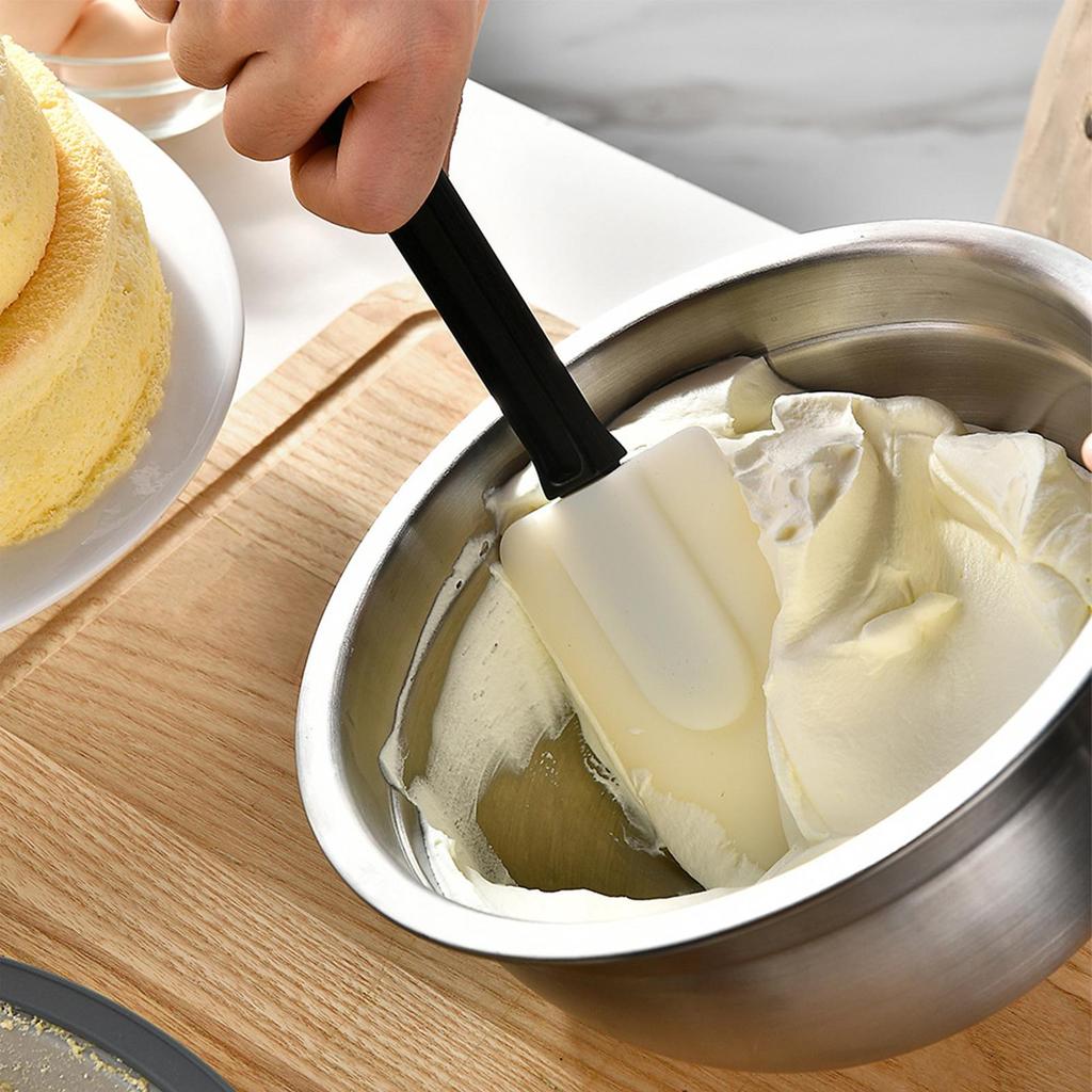 Silicone Cream Spatula Non-stick Butter Spatula Heat-resistant Kitchen Baking Tools DIY Cake Baking Tools Kitchen Accessories