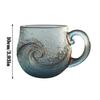1/2PCS Sea Glass Wave Mug Wave Glass 12oz Wave Glass Unique Textured Beach Lovers Themed Mug 350ML