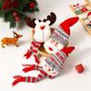 Christmas Curtain Buckle Snowman/Elk/Santa Curtain Decorations Creative Curtain Clip Tieback Strap for Home Window Decor