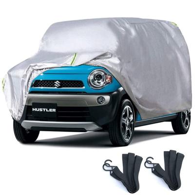 LINFEN Auto-Karosserie UV Universell Typhoon und Gelber Staub Kompatibel mit Licht und Limousinen x 175 x 145cm Leichte Abdeckung, 5-lagige Konstruktion, Fleece-gefüttert,