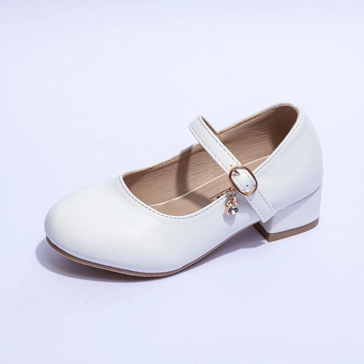 

Fashion Girl Princess Shoes Comfor Kids Leather Shoes Anti Slip Girls Shoes Soft Soled Child Shoe Simple Girls Leather Shoe 30insole19cm