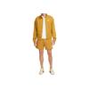 Nike Zipper Collar Solid Color Long Sleeve Jacket Men jackets Yellow DX0539-716