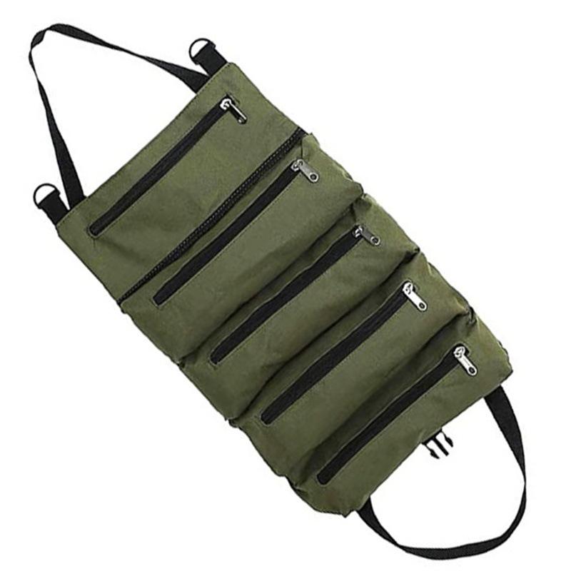Car Tool Kit Electrician Bag Wear-resistant Tool Roll Multi-function Repair Tool Kit Car Tool Kit Auto Repair Kit