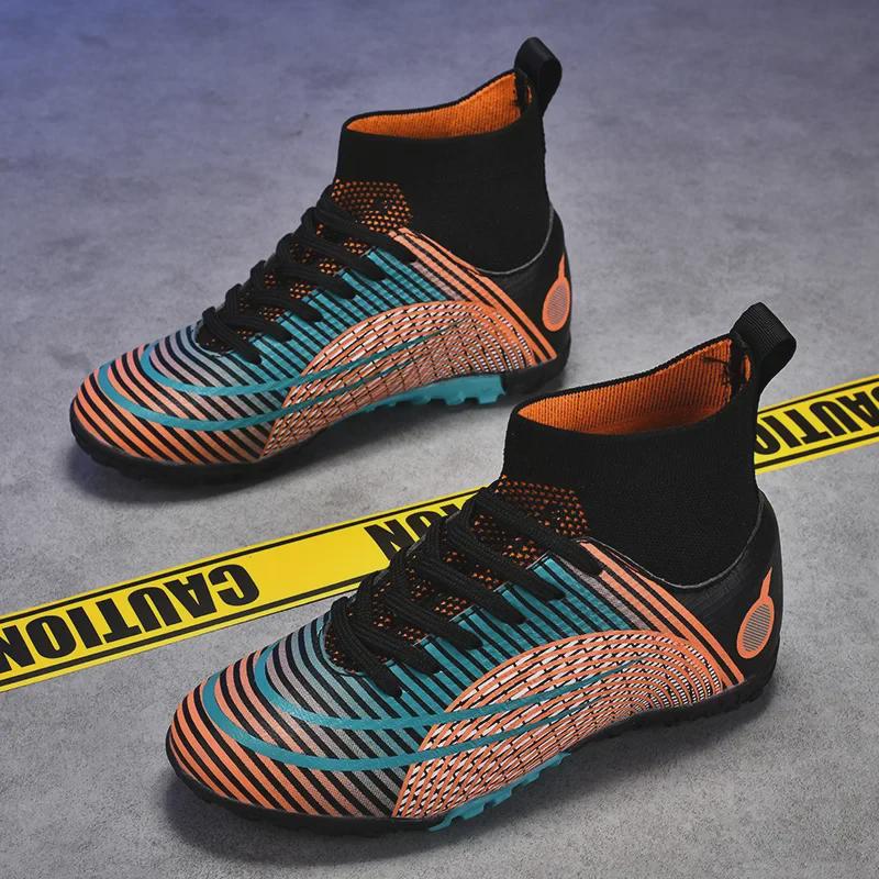 2024 High-Top Kids' Soccer Shoes for Primary School Training and Competitions