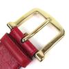 Great GUCCI belt Micro Guccisima Leather Red series leather mens 281548 Used