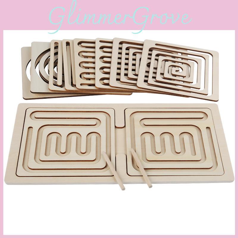 Wooden Brain Hemisphere Development Toy For Childrens Fine Motor Skills And Concentration