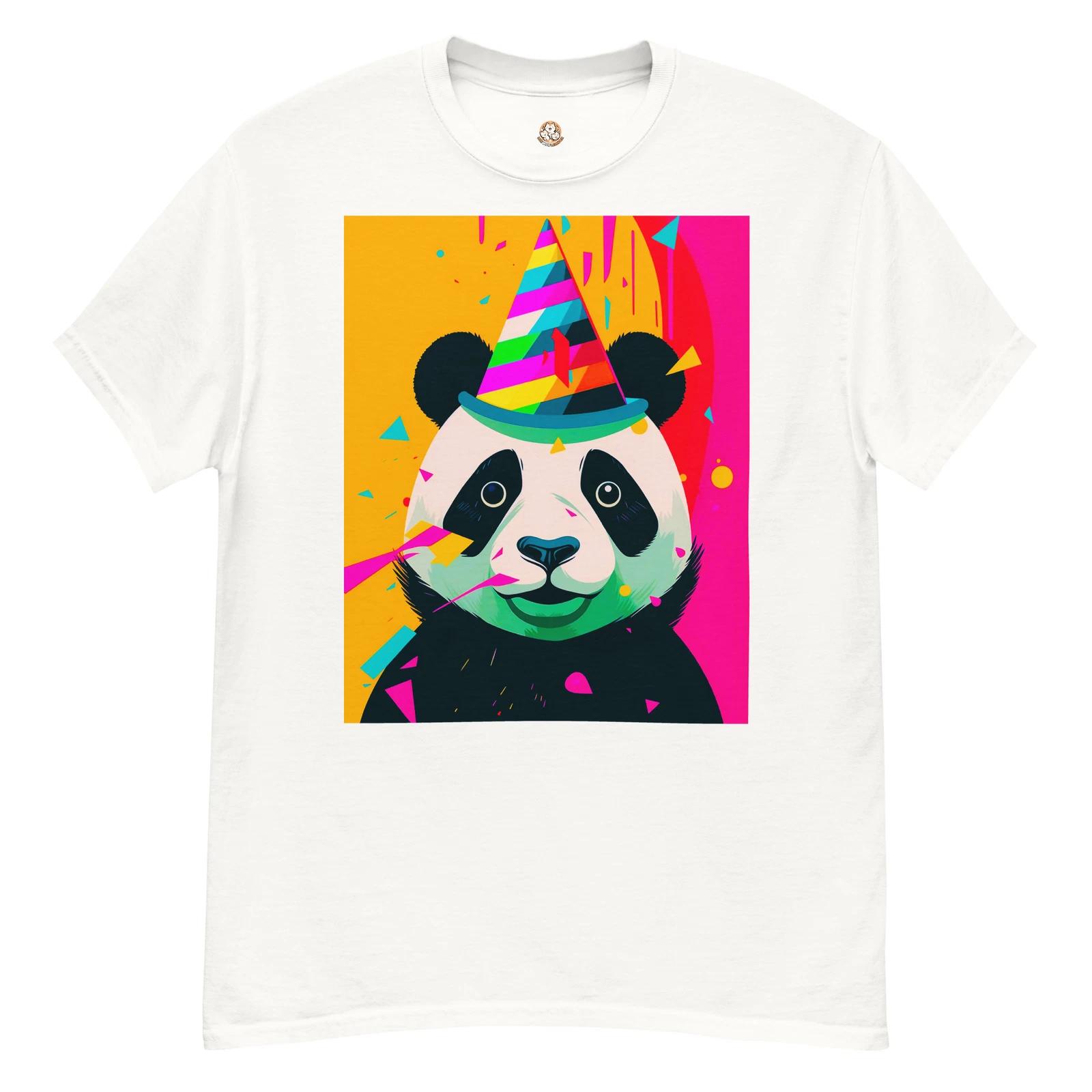 Live With Laughter Novelty Graphic T-Shirt - Surprise Party (White) 2XL