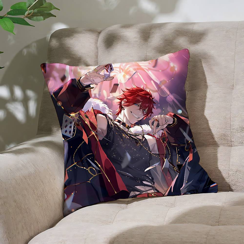 Ensemble Stars Pillow Case Throw Pillow Cover Nordic Vintage Style Cushion Covers Home Living Room Sofa Couch Seat Decor