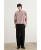 WHOLOVESART Washable Semi-Crop Knit Pullover Peach Pink
