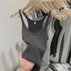 Women's Summer Slimming Knit Camisole Vests - Sleeveless, Stylish, Real Photos