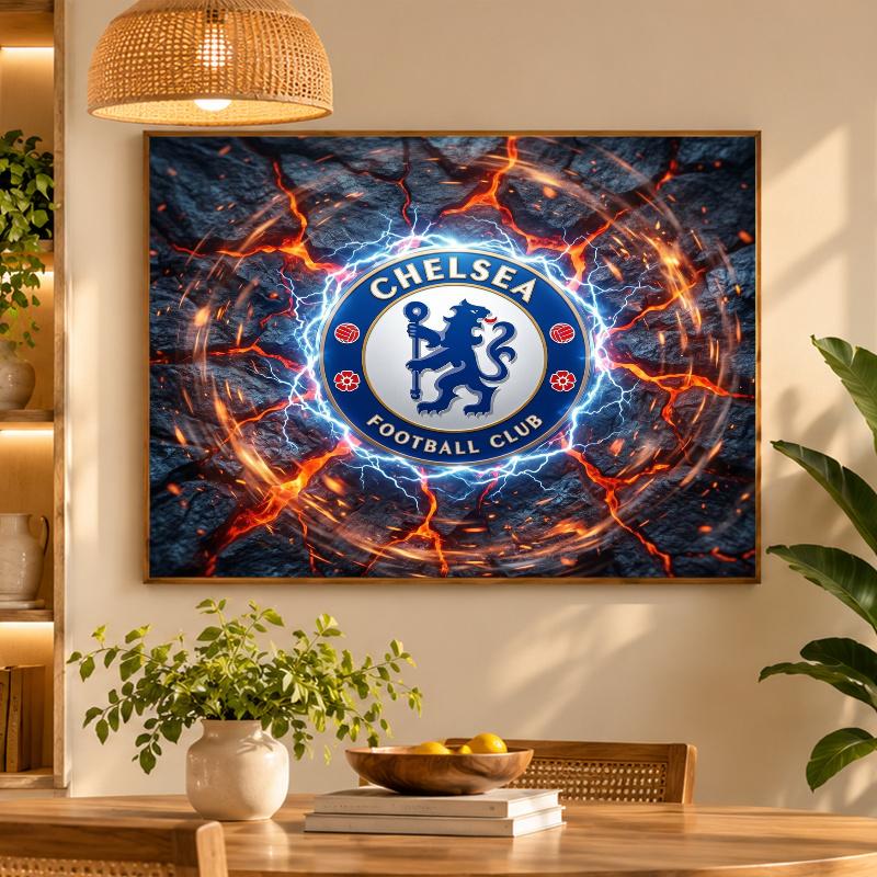 5D Diamond Painting Chelsea FC DIY Full Drill Diamond Art Kit Home Decoration