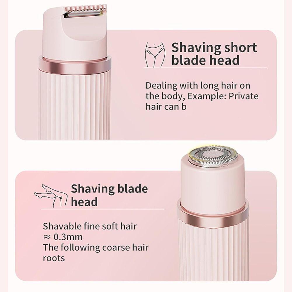 USB Bikini Trimmer Double Head Body Epilator New Wet & Dry Hair Trimmer