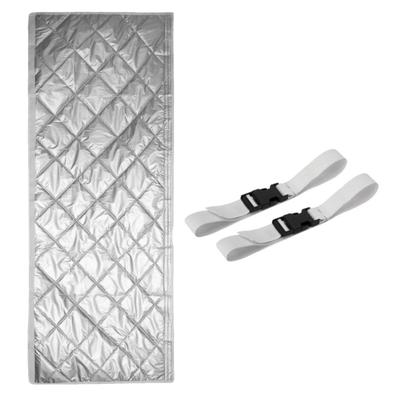Air Conditioning Hose Insulation Cover Suitable for Exhaust Ducts Thermal Protection with Adjustable Elastic Straps