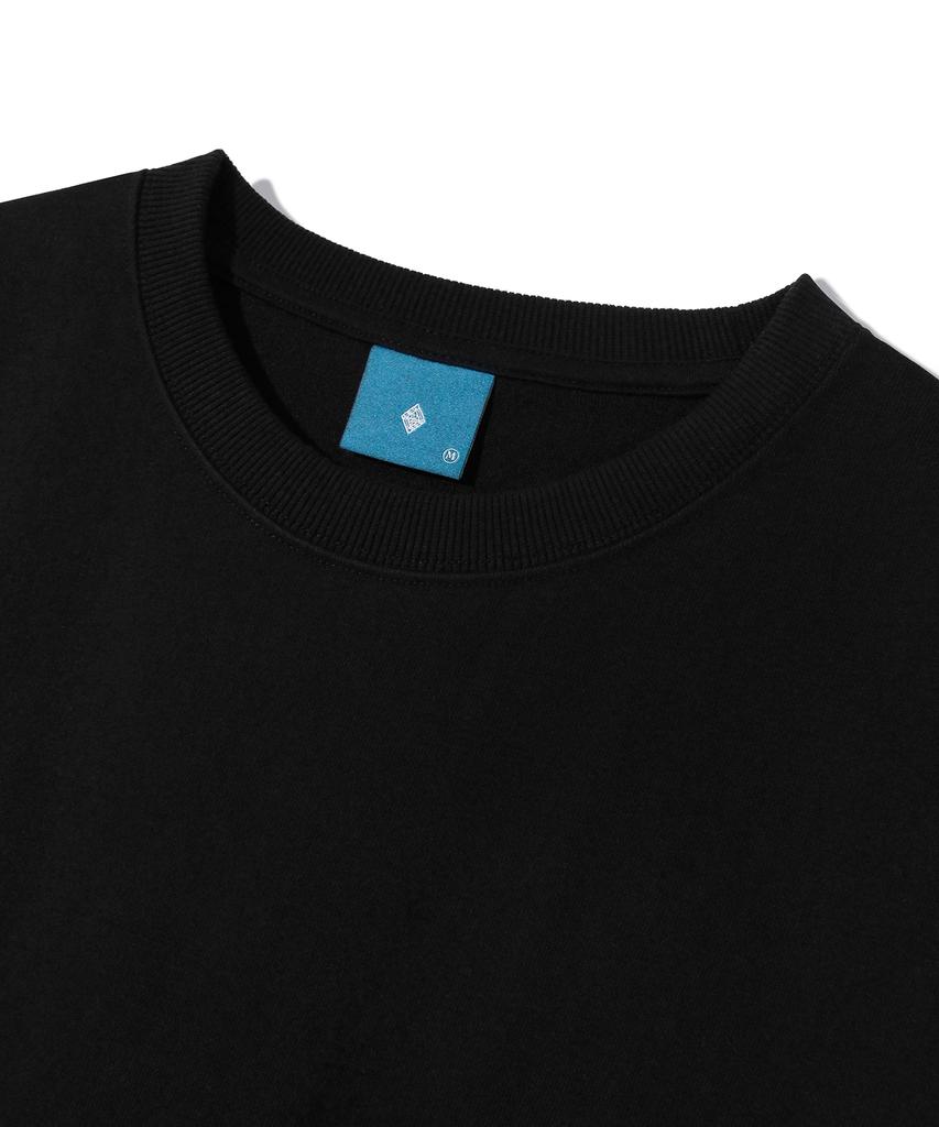 DIAMOND LAYLA Dml Stitch Logo Short Sleeve T-Shirt T78 Black