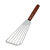 Stainless Steel Multi-Use Spatula for Fish, Eel, Steak, BBQ, Oil Draining, Teppanyaki, and Stir-Fry.