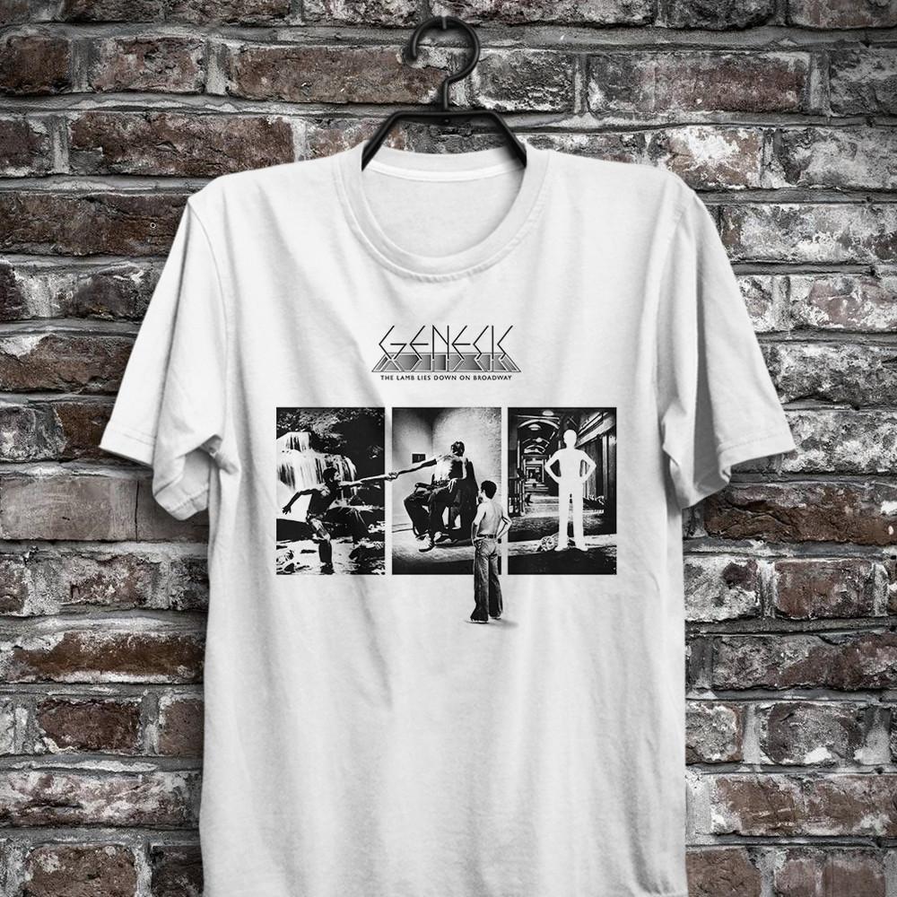 

Band Genesis The Lamb Lies Down on Broadway Albums T-Shirt Charisma Records Unisex T-Shirt S